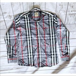 Authentic Burberry Men’s Button Up Shirt
